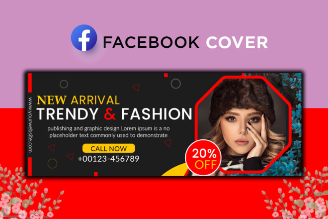 I will design a facebook cover and youtube banner within 24hrs