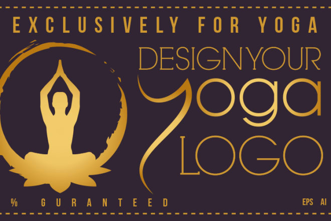 I will design a premium yoga logo unlimited revision