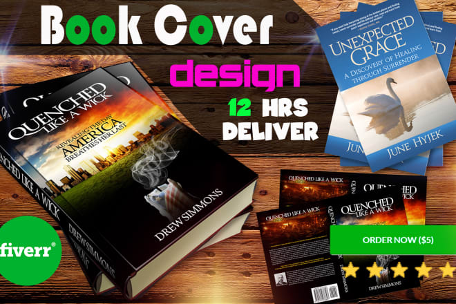 I will design a professional book cover and dvd covers