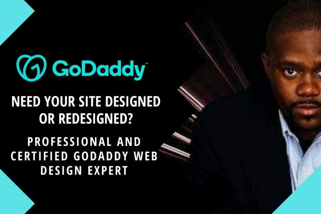 I will design a professional website using godaddy