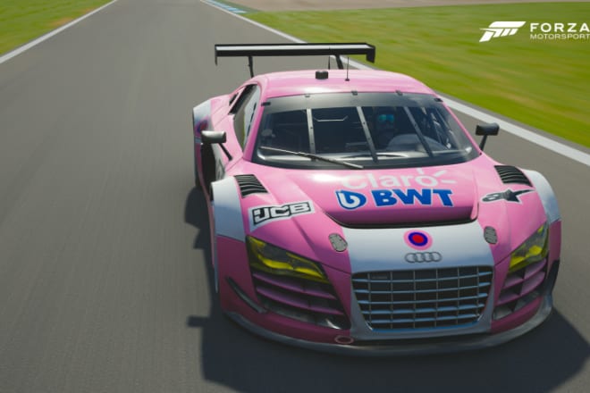 I will design a race car livery