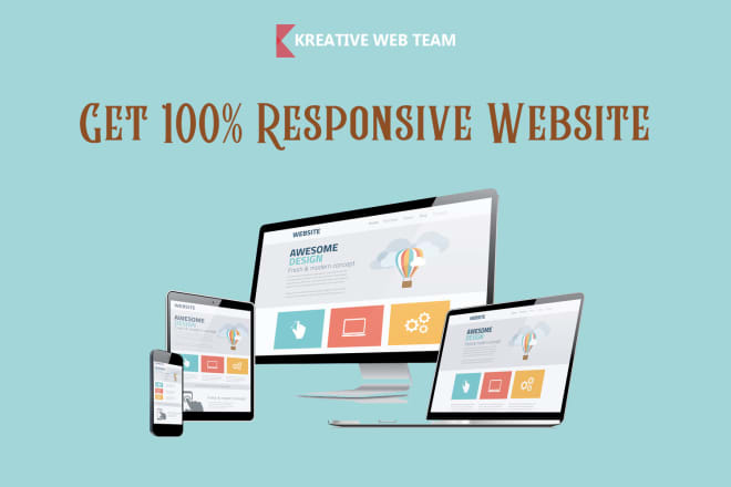 I will design and develop responsive website