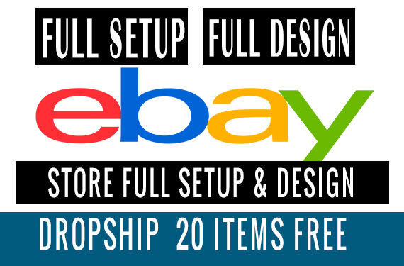 I will design and set up your ebay store for dropshipping
