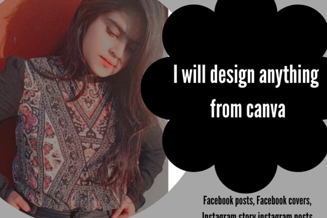 I will design anything from canva