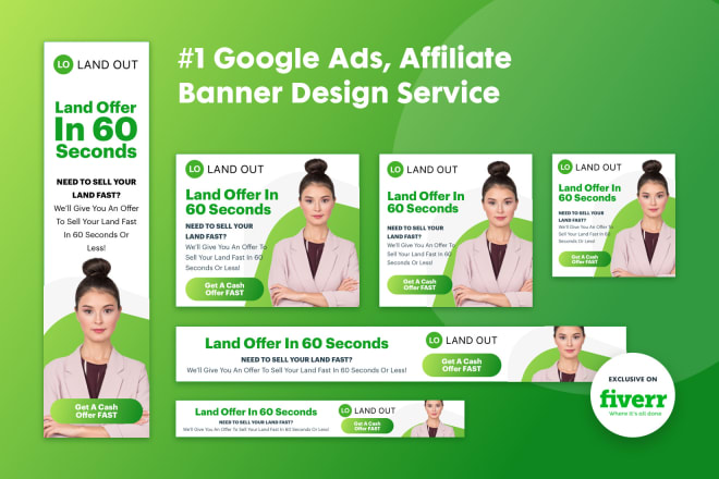 I will design attractive banner ads for google ads
