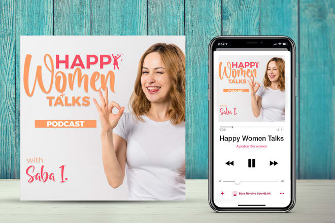 I will design attractive podcast cover art for itunes and spotify