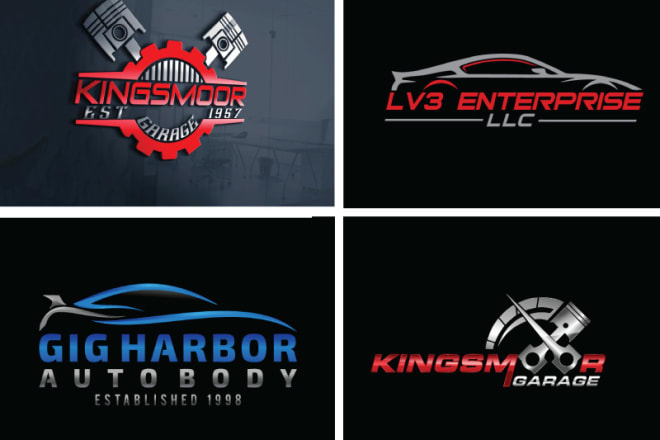 I will design auto dealership,car logo,car wash,automotive,luxury car in 24hours