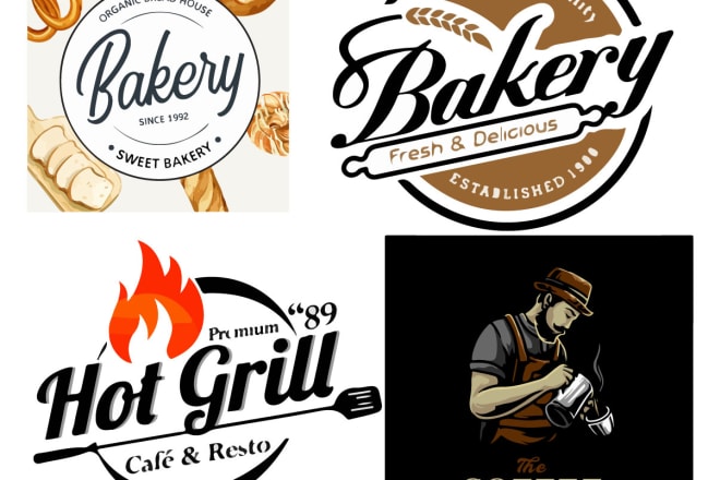 I will design bakery,restuarant,bbq and fast food logo for you
