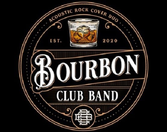 I will design bourbon club band logo in 24 hours