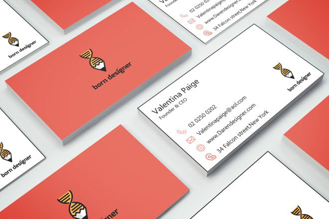 I will design business card, instagram style, vertical cards