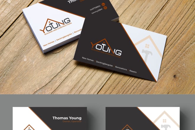 I will design business card with 3 concept