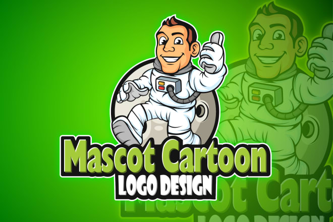 I will design cartoon mascot logo for business