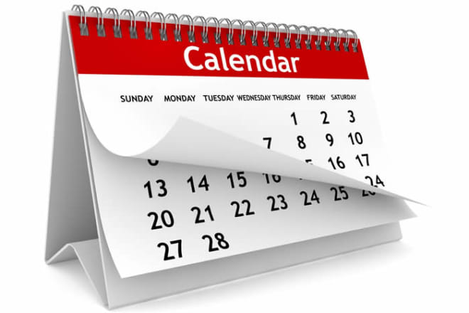 I will design corporate annual calendar, planner for wall or desk
