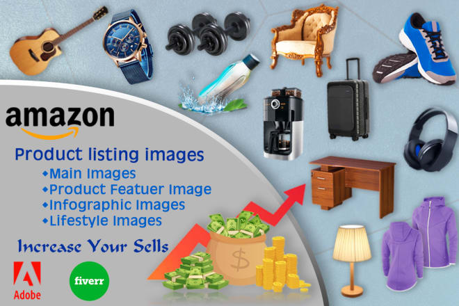 I will design creative amazon product images for your gig