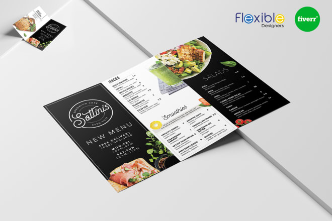 I will design creative trifold, flyer, bifold, sell sheet