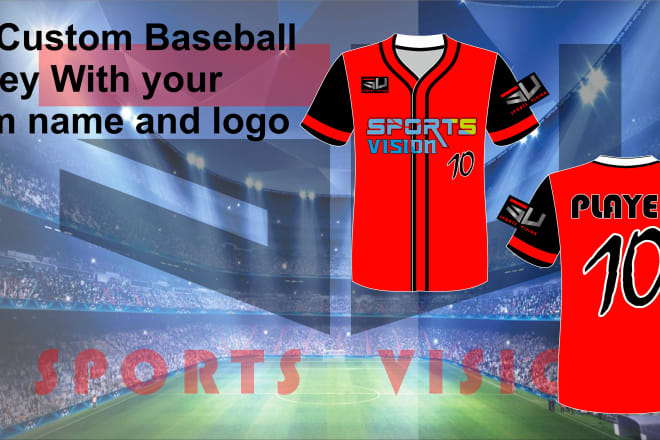I will design custom sublimation jersey or sports uniforms
