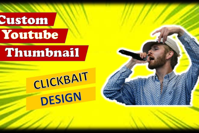 I will design custom thumbnails for youtube