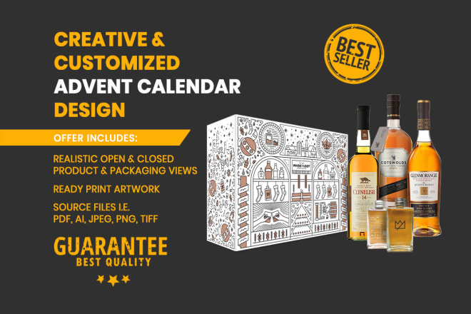 I will design customized advent calendar