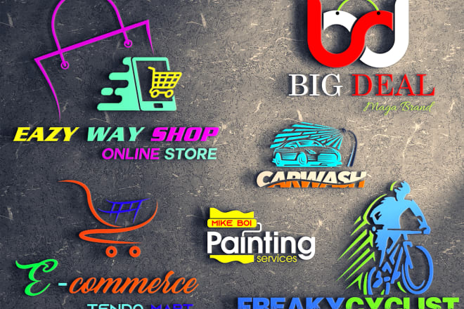 I will design ecommerce shopify logo for your online store and website