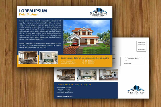 I will design eddm postcard, real estate postcard and direct mail eddm