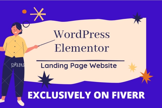 I will design elementor wordpress website or elementor landing page