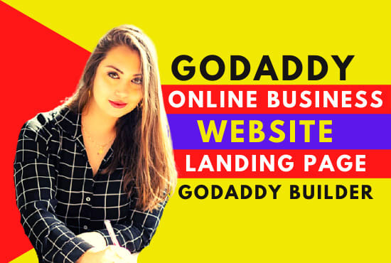 I will design godaddy online store, godaddy ecommerce store on godaddy website builder