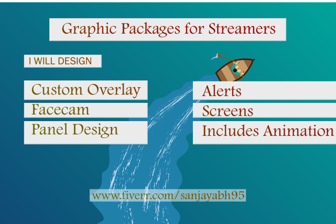 I will design graphic packages for streamers