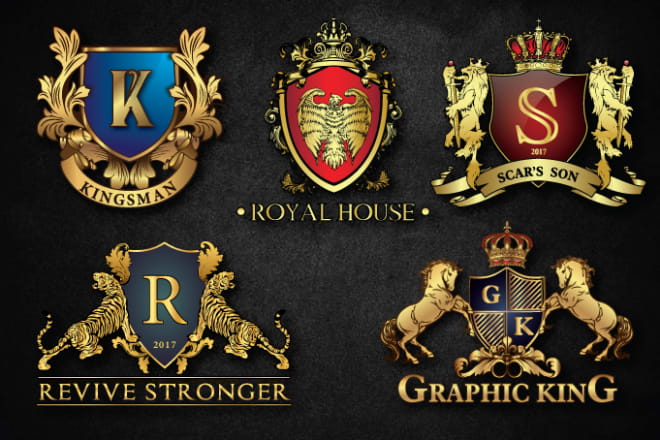 I will design heraldic and luxury logo