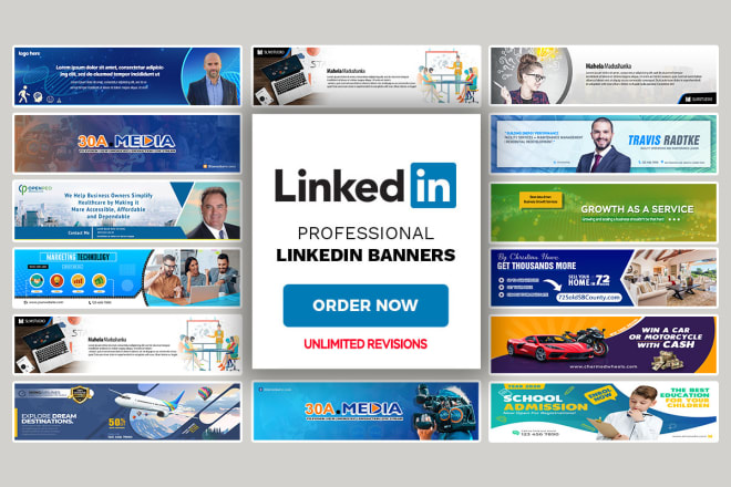 I will design linkedin banner, cover, header
