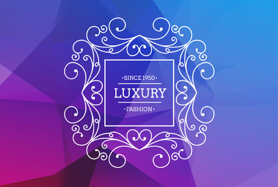 I will design luxury logo design