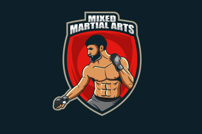 I will design martial arts logo for your delivery