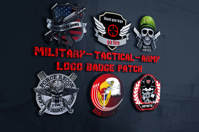 I will design military tactical logo badge patch