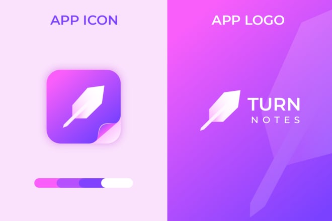 I will design modern minimalist mobile app logo or icon