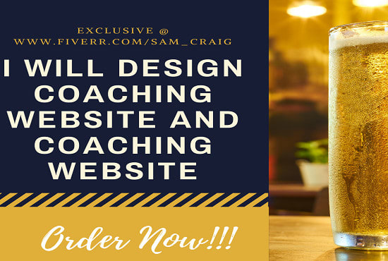 I will design online coaching and consulting website for trainers, speakers, consultant