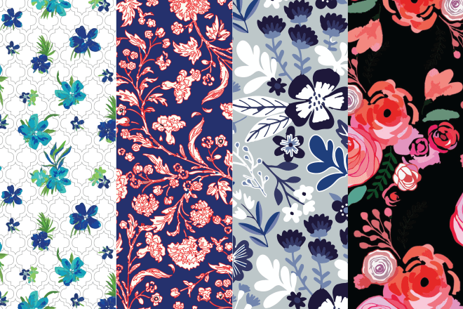 I will design or recreate repeat seamless pattern with free mock up