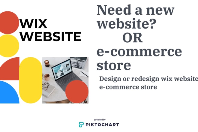 I will design or redesign wix website and ecommerce wix store