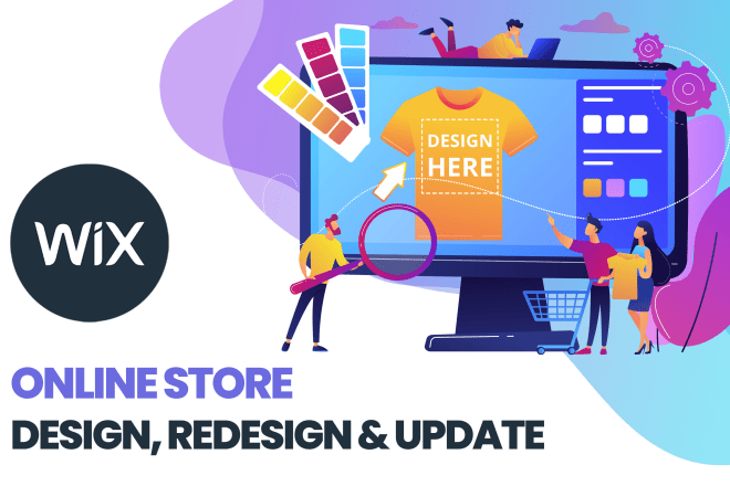 I will design or redesign your e commerce website on wix