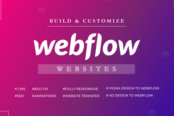 I will design or redesign your website with webflow
