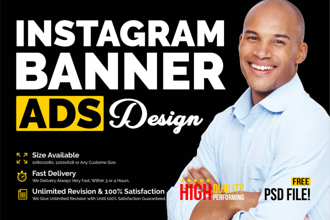I will design pictures for instagram ads, facebook ads, linkedin ads, google ads