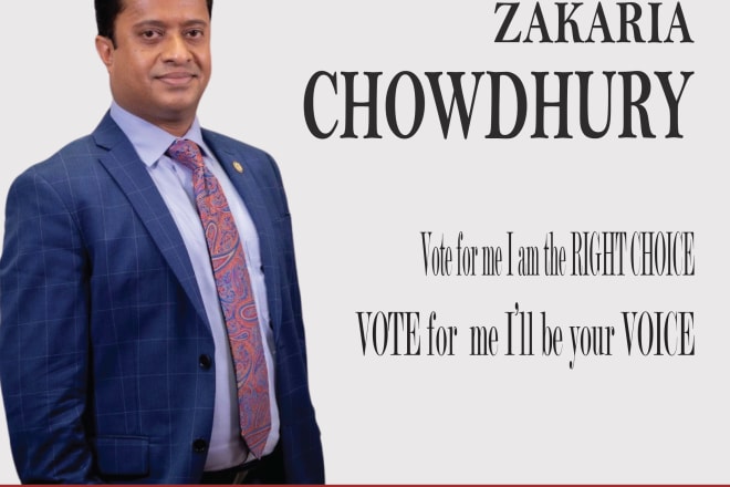 I will design political flyer and posters for your election campaign