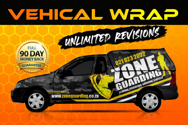 I will design premium quality car wrap