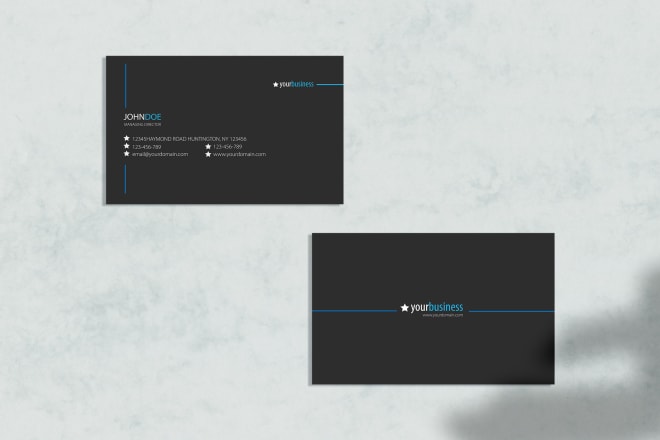 I will design professional, minimal and creative business card