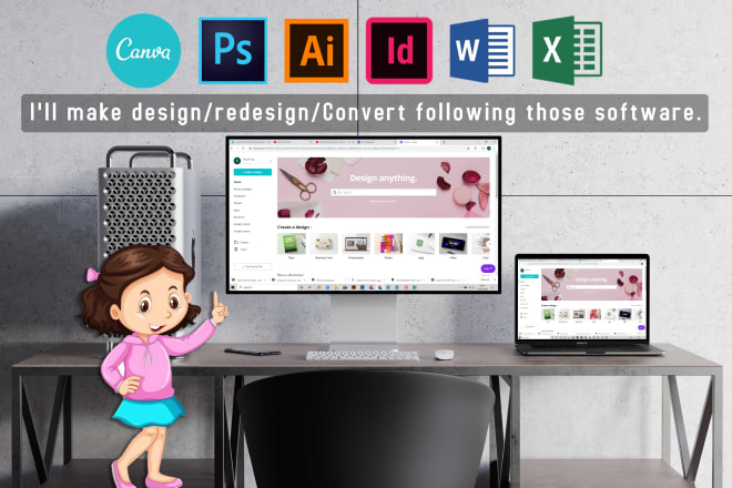I will design, redesign or convert your pdf in canva