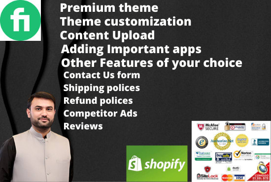 I will design shopify dropshipping store and shopify websites