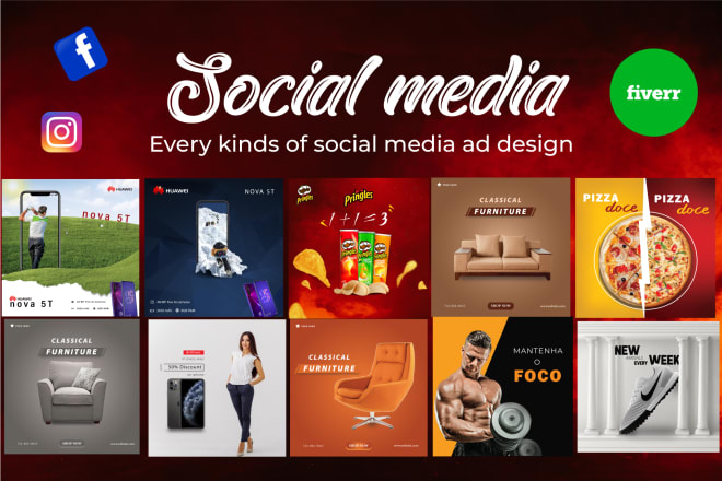 I will design social media poster, web banner and product ad