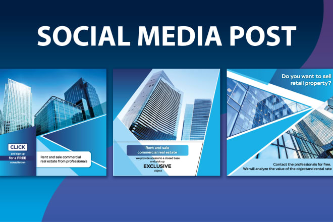 I will design social media posts graphics for facebook, instagram