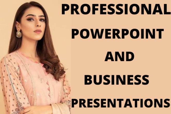 I will design unique powerpoint business presentations, PPT slides