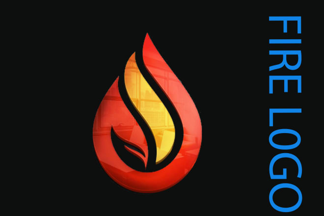 I will design your 3 text into fire logo
