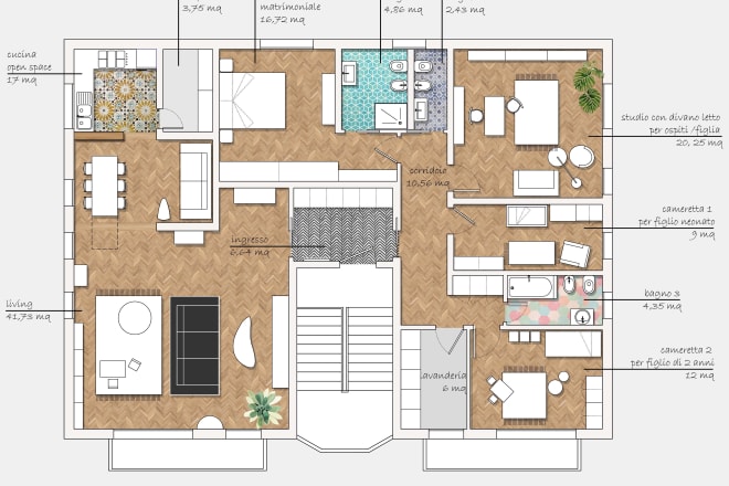 I will design your architectural floor plan in autocad