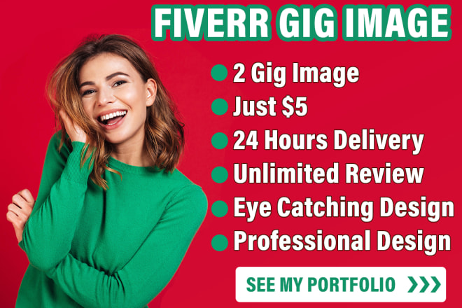 I will design your fiverr gig picture